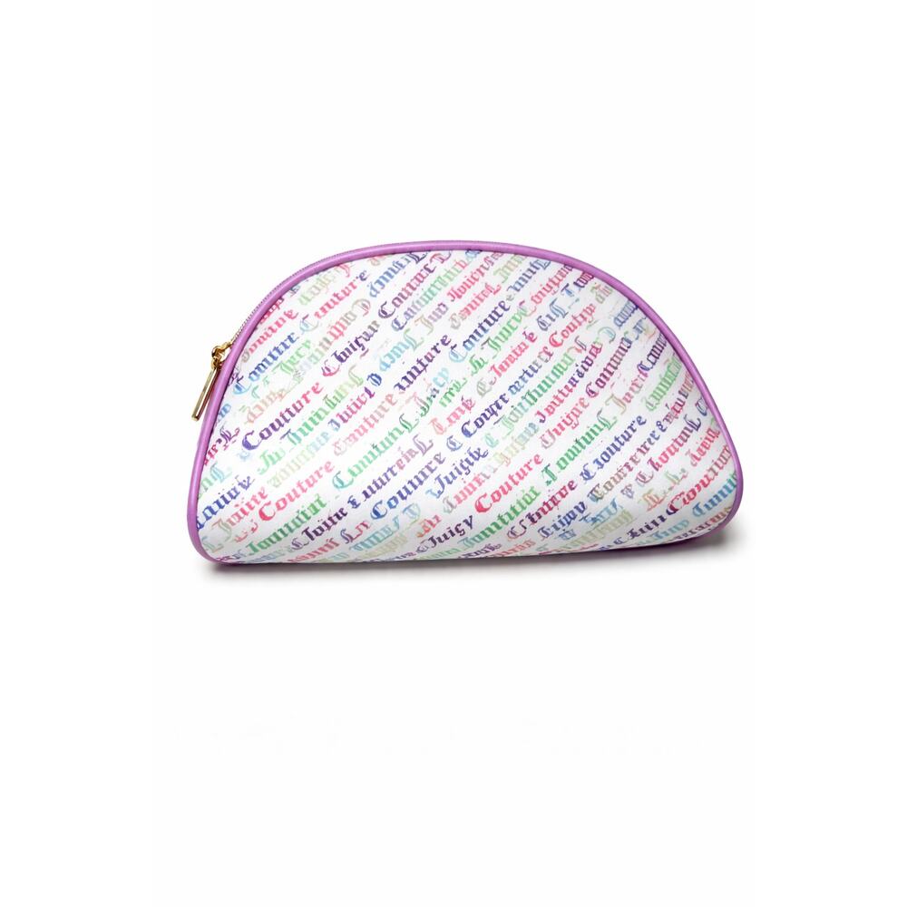 Juicy Couture Logo Print Makeup Pouch Y2K